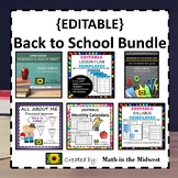 Back to School Bundle {Editable} Open House, Syllabus, Calendar, Lesson Plan