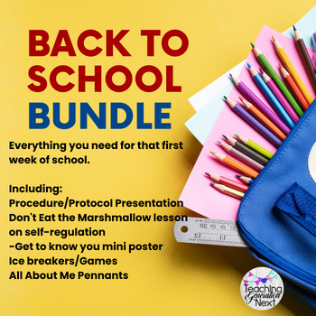 Preview of Back to School Bundle | Everything you need for the first week