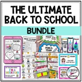 Back to School Bundle  | First Week of School | Meet the T