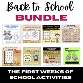 Back to School Bundle Fun Activities with the Kissing Hand