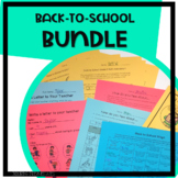 Back to School Bundle with Games, Self-Evaluations, Math A