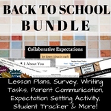 Back to School Bundle: Lesson Plans, Slide Decks, Activiti