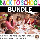 Back to School Activities Bundle | Beginning of the Year M