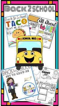 Preview of Back to School Bundle | Meet the Teacher All About Me  | Digital Resources