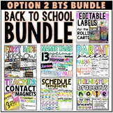 Back to School Bundle | OPTION 2