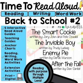 Preview of Back to School Bundle Read Aloud Books and Activities Picture Book First Week 