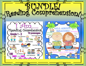 Bundle! Reading Comprehension passages and questions Games Distance ...