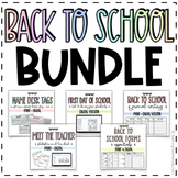 Back to School Bundle | Slideshows, Activities, Templates & more!