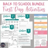 Back to School Bundle:Syllabus, Stations, First Day Activities