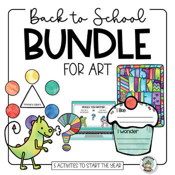 Preview of Back to School Bundle for Art • Beginning of the Year Art Lessons