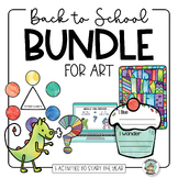 Back to School Bundle for Art • Beginning of the Year Art Lessons