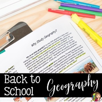 Preview of Back to School Bundle for GEOGRAPHY