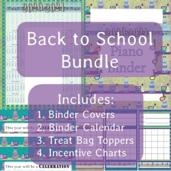 Back to School Bundle for Music Lessons - Birthday Celebration Theme