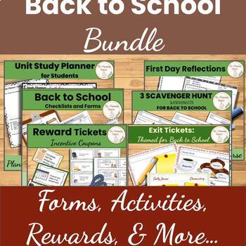 Preview of Back to School Bundle for Organization and Engagement