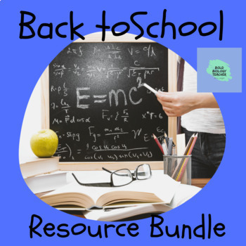 Preview of Back to School Bundle- digital and editable classroom teaching material