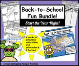 Back-to-School Bundle of Games and Activities