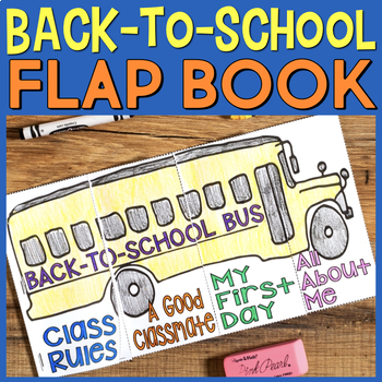 Preview of Back-to-School Bus Beginning of the School Year Craft Rules About Me First Day