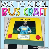 Back to School Bus Craft