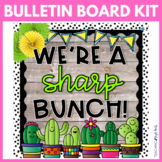 Back to School Cactus Bulletin Board Letters Kit | Classro