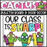 Back to School Cactus Bulletin Board or Door Decoration - 