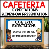 Back to School Cafeteria Procedures and Expectations Googl