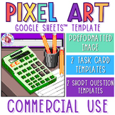 Back to School Calculator Commercial Use Pixel Art Templat