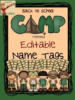 Summer Camp Name s Worksheets Teaching Resources Tpt