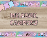 Back to School // Camping Theme Bulletin Board Decor