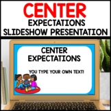 Back to School Center Procedures and Expectations Google S