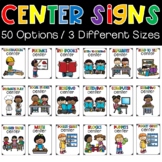 Back to School Center Signs