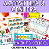 Back to School Centers, Activities, Crafts & Lessons