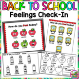 Back to School Character SEL Feelings Daily Check-in Activ