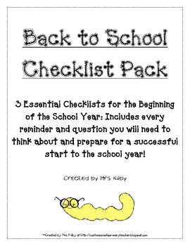 The Essential Back to School Checklist for Teachers