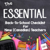 Back to School Checklist for New Teachers | FREEBIE