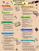 Back-to-School Checklist for Parents