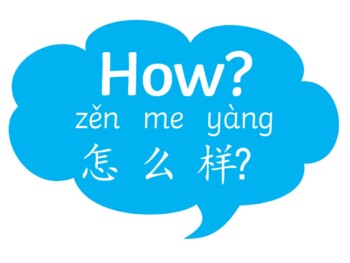 Preview of Back to School: Chinese language posters (Questions)