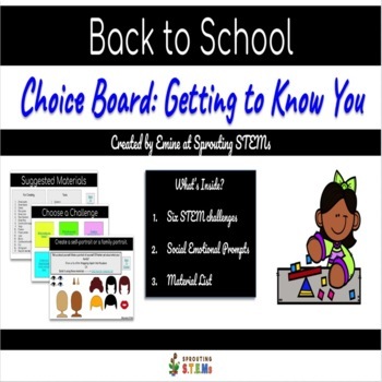 Preview of Back to School Choice Board (Google Slides & Seesaw)