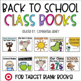 Back to School Class Books | Distance Learning Compatible
