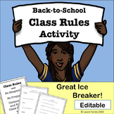 Back to School Class Rules Activity