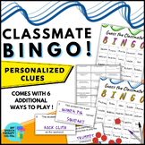Back to School Classmate BINGO Game | Get to Know You Iceb