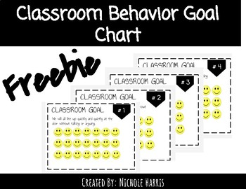 Preview of Back to School- Classroom Goals