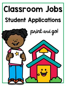 Preview of Back to School Classroom Jobs for Beginning of Year and First Day Activities