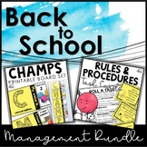Back to School Classroom Management Bundle