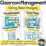Back to School Classroom Management Visual Schedule, and Rules - Prek / Kinder
