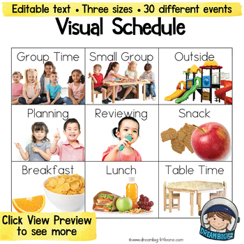 Back to School Classroom Management Visual Schedule, and Rules - Prek ...