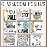 Back to School Classroom Posters | Bulletin Board | Positi