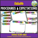 Back to School Classroom Routine and Procedures - Google Slides™ 