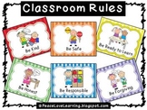 Back to School - Classroom Rules Poster Set