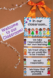 Back to School Classroom Rules Posters for Expectations an