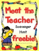 Meet the Teacher Back to School Classroom Scavenger Hunt